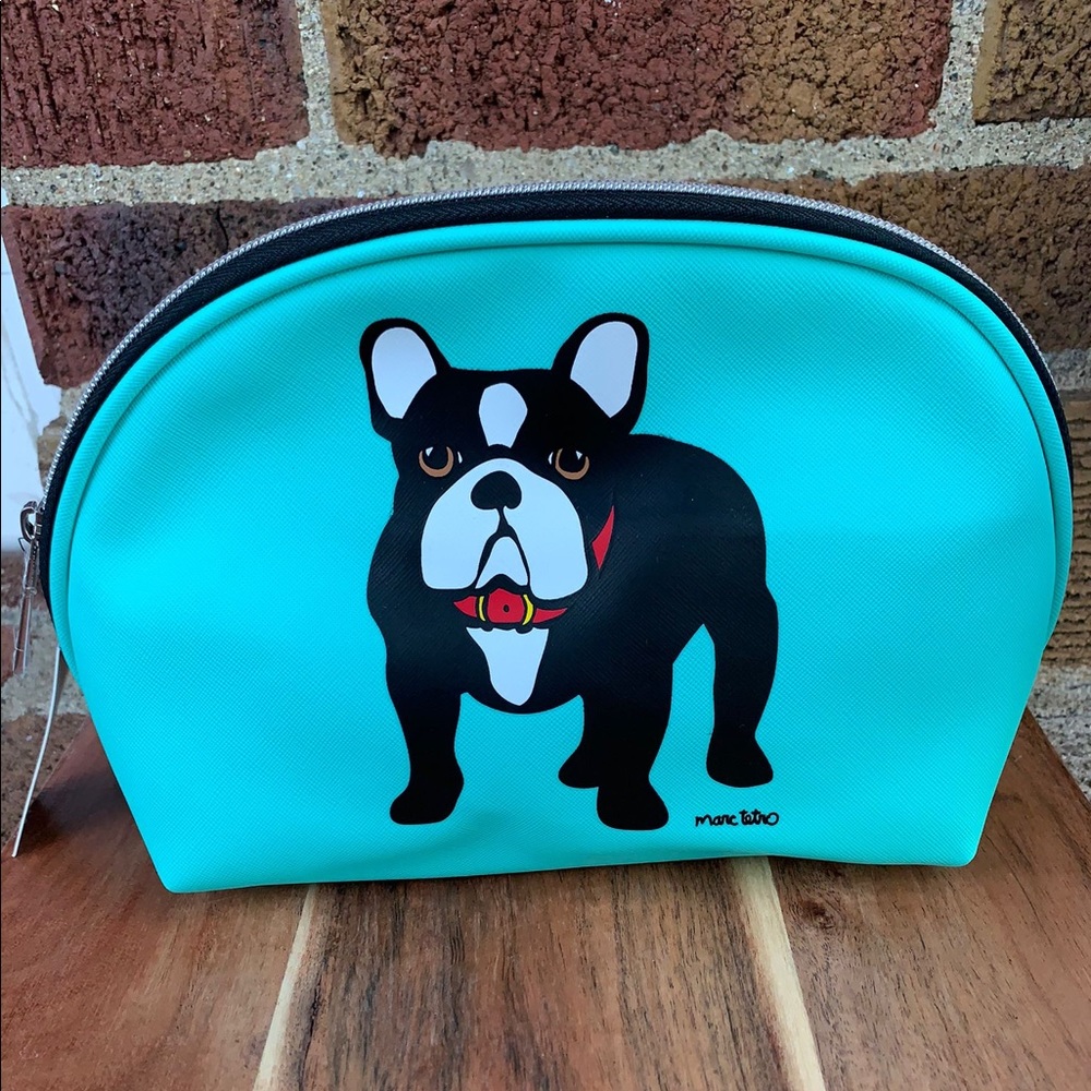 MARC TETRO FRENCH BULLDOG COSMETIC BAG